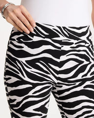 Chico's Zebra Brigitte™ Slim Pull-On Crop Pant