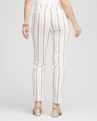 Chico's Petite Brigitte™ Striped Ankle Pants