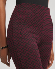 Chico's Circle Jacquard Juliet Slim Ankle Pants