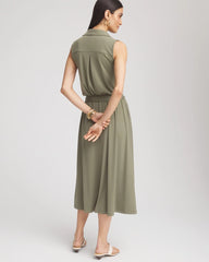 Chico's Travelers™ Knit Sleeveless Shirtdress