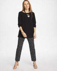 Chico's Matte Jersey Button Tunic