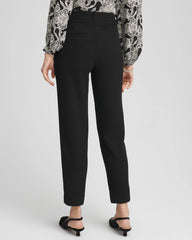 Chico's Matelassé Slim Tapered Ankle Pants