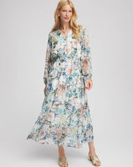 Chico's Georgette Tie-Front Maxi Dress