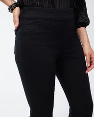 Chico's Black Pull-on Bootcut Jeggings
