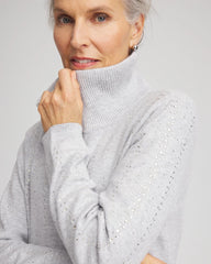Chico's Zenergy® Luxe Diamante Zip Cardigan