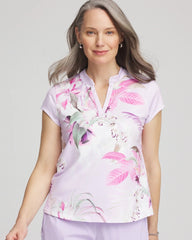 Chico's Zenergy® UPF Floral Polo