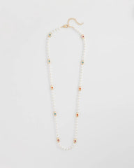 Chico's Goldtone Faux Pearl Single-Strand Necklace