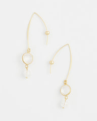 Chico's No Droop® Quartz Crystal Threader Earrings