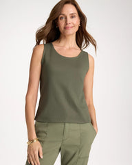 Chico's Knit Gauze Tank