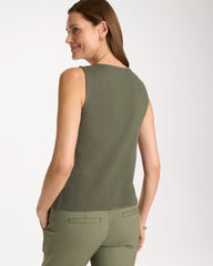 Chico's Knit Gauze Tank