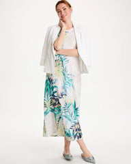 Chico's Jersey Knit Tropical Maxi Dress