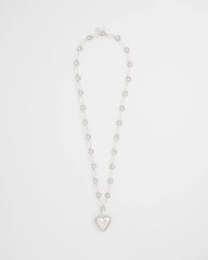 Chico's Heart Twice As Nice Pendant Necklace