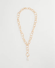 Chico's Pearl Y-Necklace
