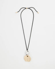 Chico's Crinkle Mixed Metal Pendant