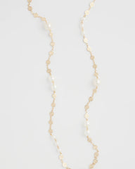Chico's Pearl and Link Necklace