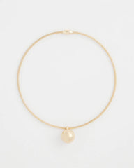 Chico's Gold Bead Collar Necklace