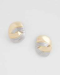 Chico's Mixed Metal Stud Earrings