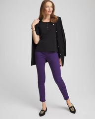 Chico's Pima Cotton Henley Tee