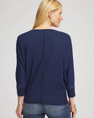 Chico's Dolman Denim Tee