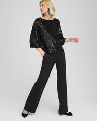 Chico's Sparkling Sequin Party Tee
