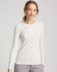 Chico's Metallic Layering Tee