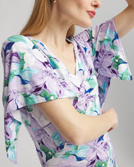 Chico's Touch of Cool™ Lily Handkerchief-Sleeve V-Neck Tee