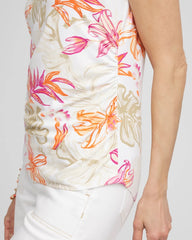 Chico's Touch of Cool™ Tropical Floral Dolman Tee