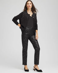 Chico's Ombré Rhinestone Cardigan