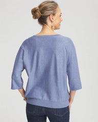 Chico's Dolman V-Neck Sweater