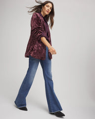 Chico's Crushed Velvet Blazer
