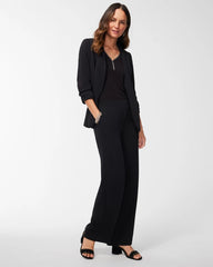 Chico's Ruched Sleeve Blazer