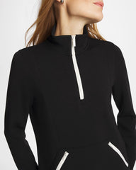 Chico's Zenergy® Soft Contrast Half Zip Pullover