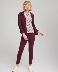 Chico's Zenergy® Soft Brushed Striped Top