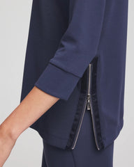 Chico's Zenergy® Satin-Trim Tunic