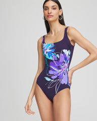 Chico's Gottex Water Square-Neck One-Piece Swimsuit