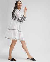 Chico's Eyelet Swim Dress Coverup