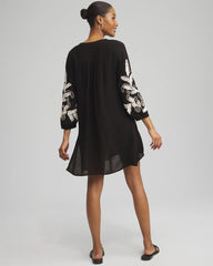 Chico's Embroidered Coverup Dress
