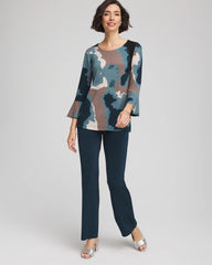 Chico's Travelers™ Crystal Flounce Sleeve Tunic