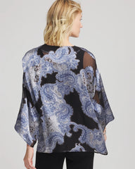 Chico's Travelers™ Collection Paisley Burnout Jacket