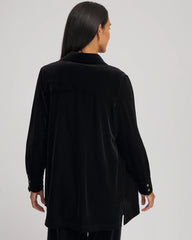 Chico's Travelers™ Velvet Button-Down Shirt