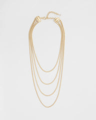 Chico's Multi-Layer Snake Chain Necklace