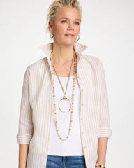 Chico's Neutral Long Layering Necklace