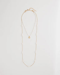 Chico's Convertible Faux Pearl Necklace